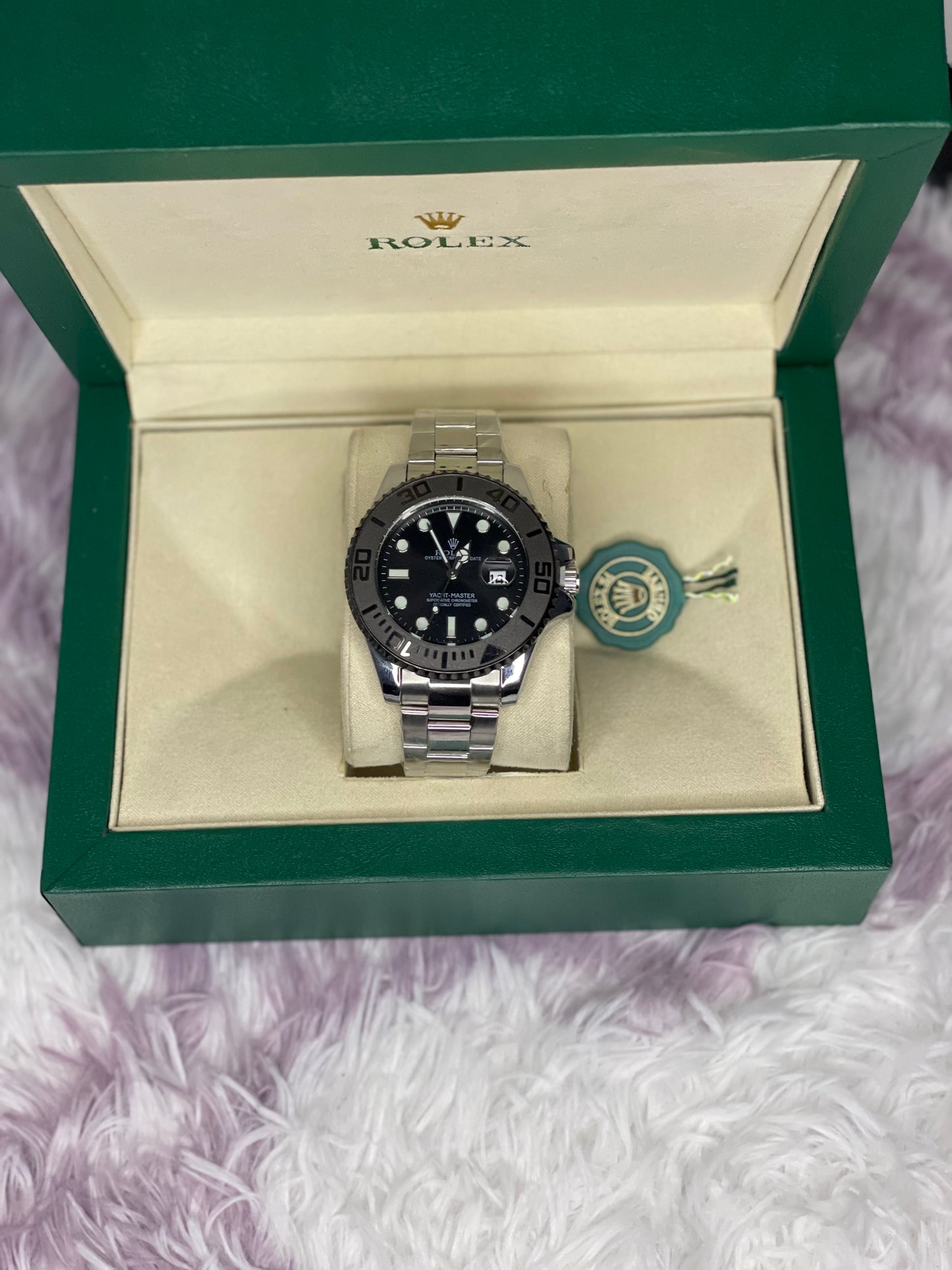 Luxury Tourbillon Watch with Premium Rolex Box