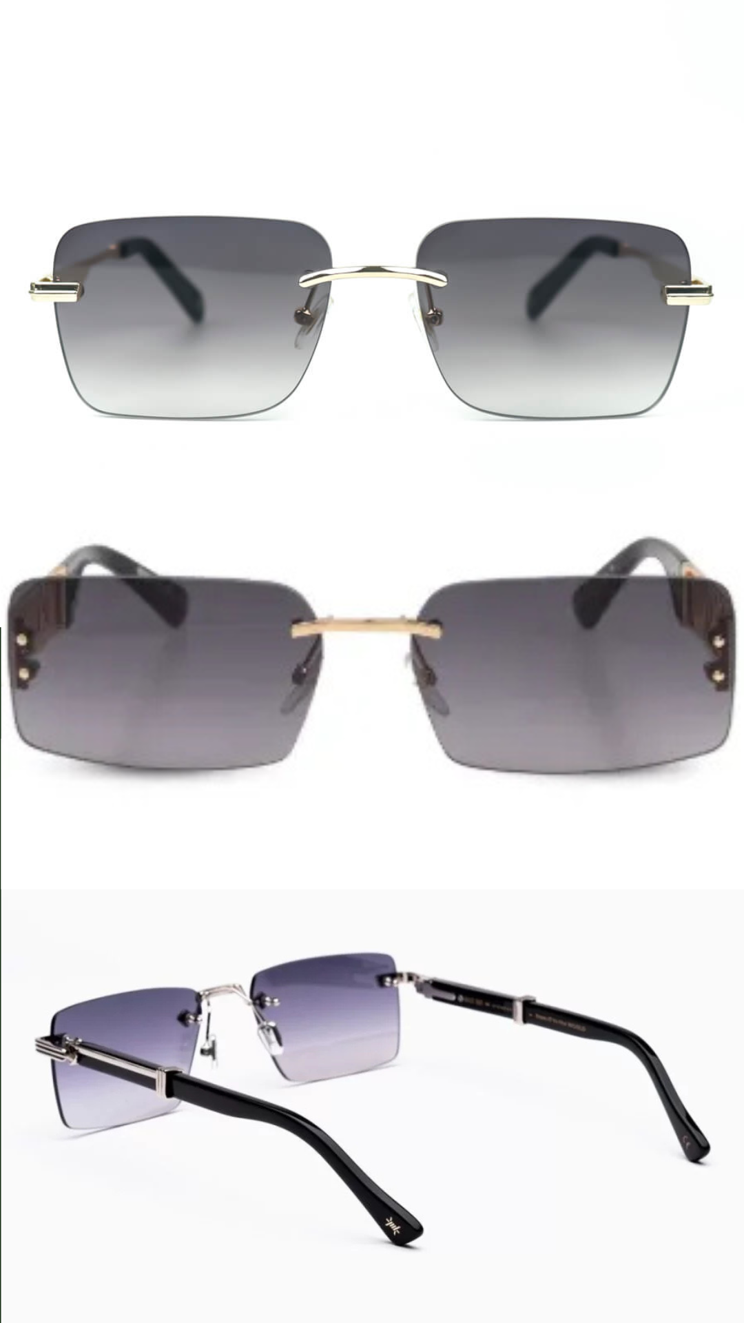 Premium Matte Black Sunglass – Bold & Modern