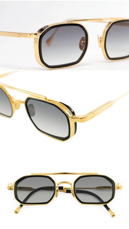 Black & Gold Luxury Sunglass – Elegant Design