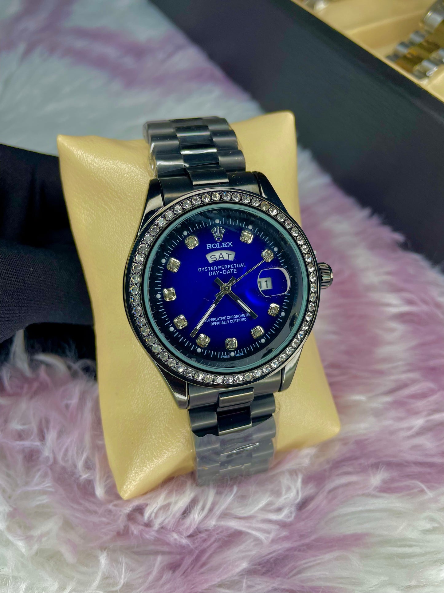 Green Dial Luxury Watch
