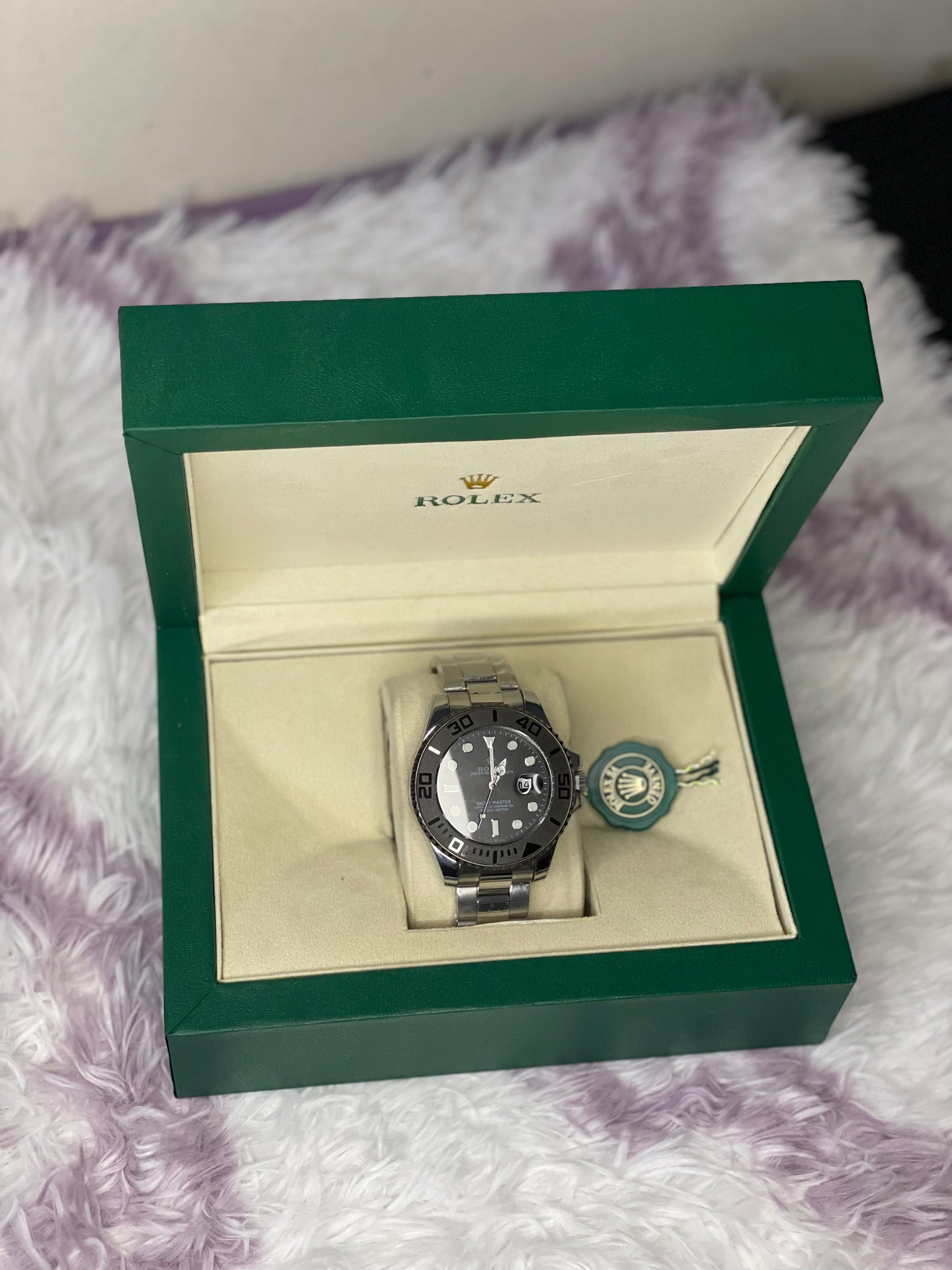 Luxury Tourbillon Watch with Premium Rolex Box