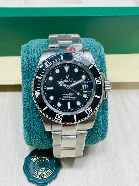 Rolex Oyster Perpetual Submariner Date with a black dial