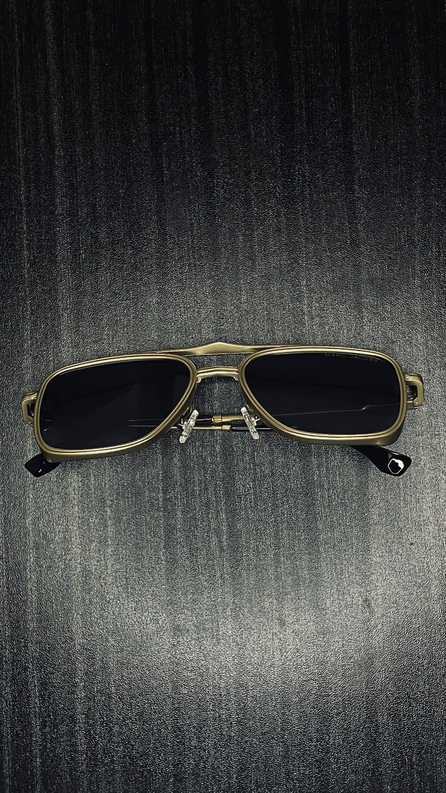 Black & Gold Frame Sunglass – Premium Edition