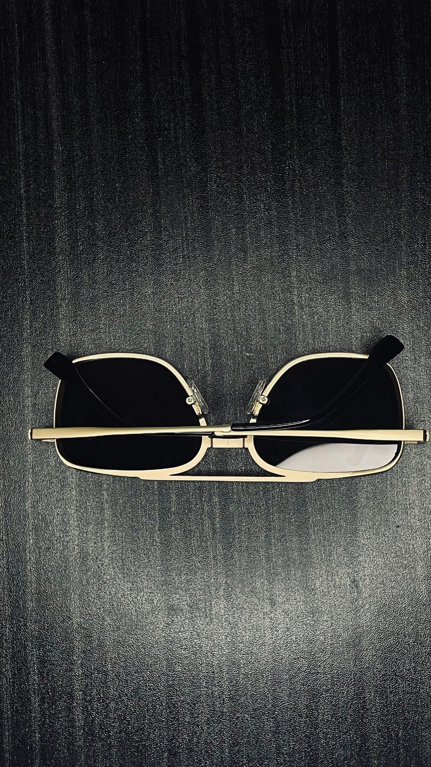 Black & Gold Frame Sunglass – Premium Edition