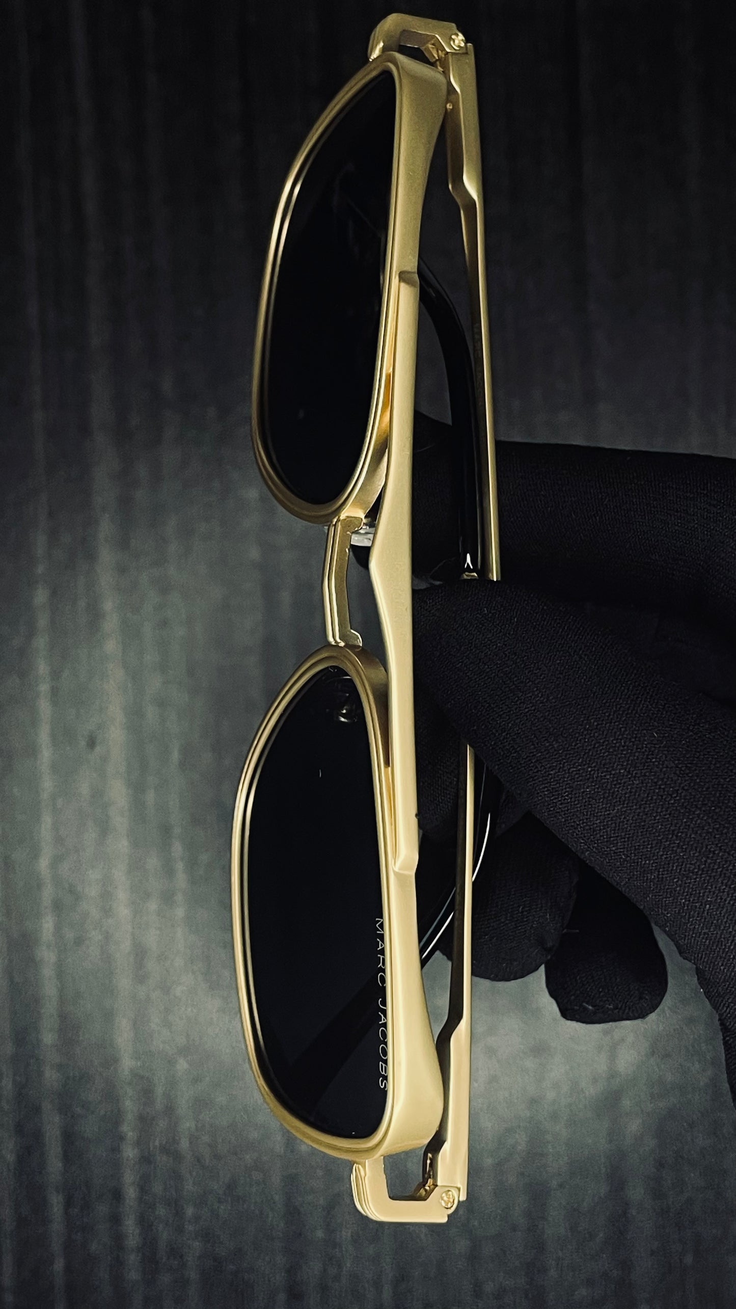 Black & Gold Frame Sunglass – Premium Edition