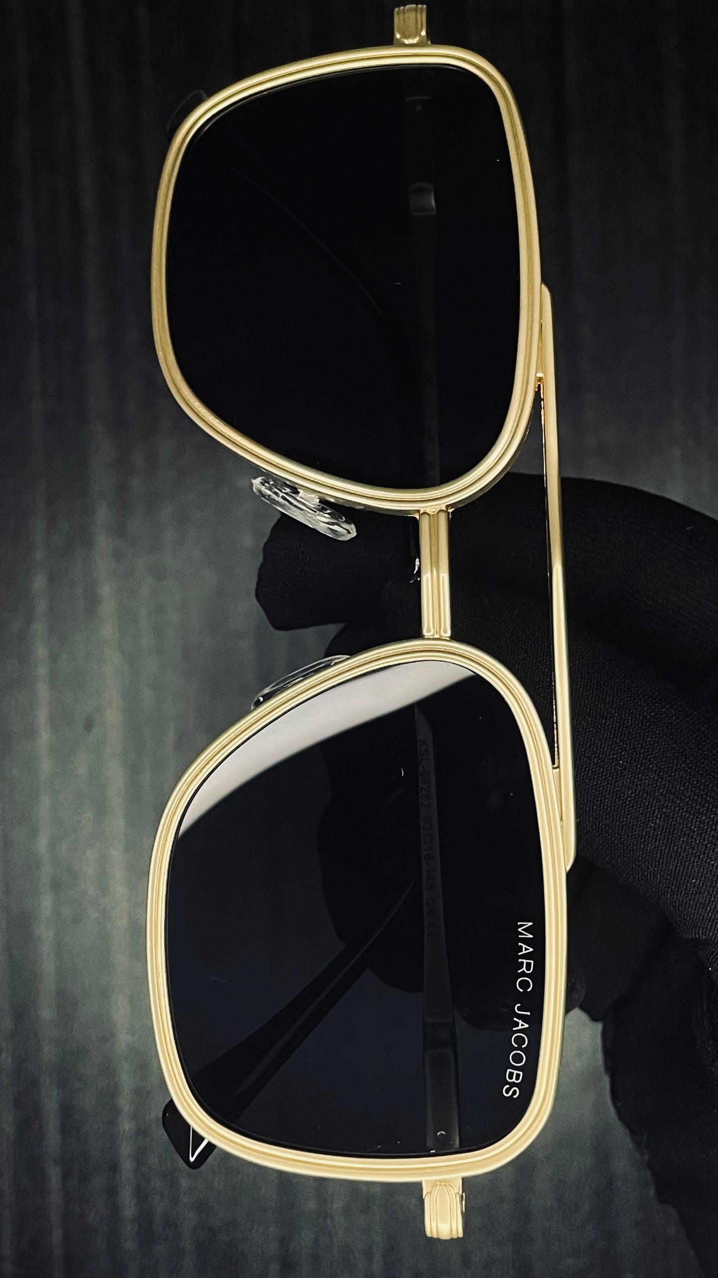 Black & Gold Frame Sunglass – Premium Edition