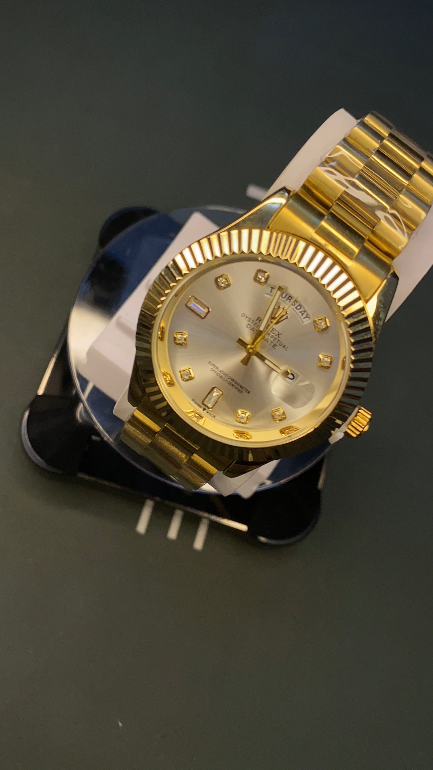 Enzo Timeless  white & Gold Fusion