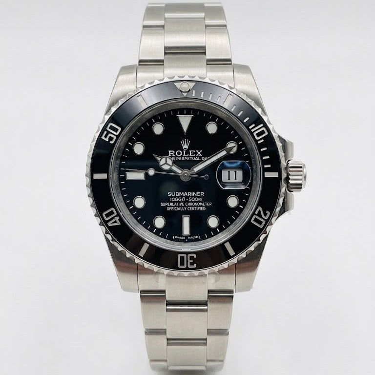 Rolex Oyster Perpetual Submariner Date with a black dial